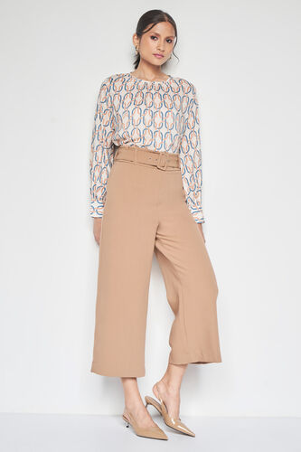 Print Picnic Top, Cream, image 2